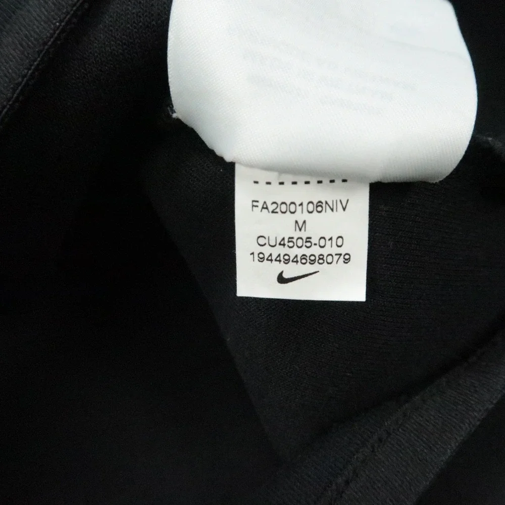 Nike Pullover Men Medium Black Sportswear Tech Fleece Crew Sweatshirt Sporty